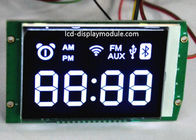 PIN de metal del segmento de la pantalla siete del panel LCD del alto brillo 66,00 * 45.50m m que ven